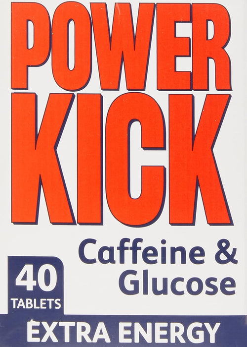 POWERKICK CAFFEINE TABLETS (40 Tablets) x 4