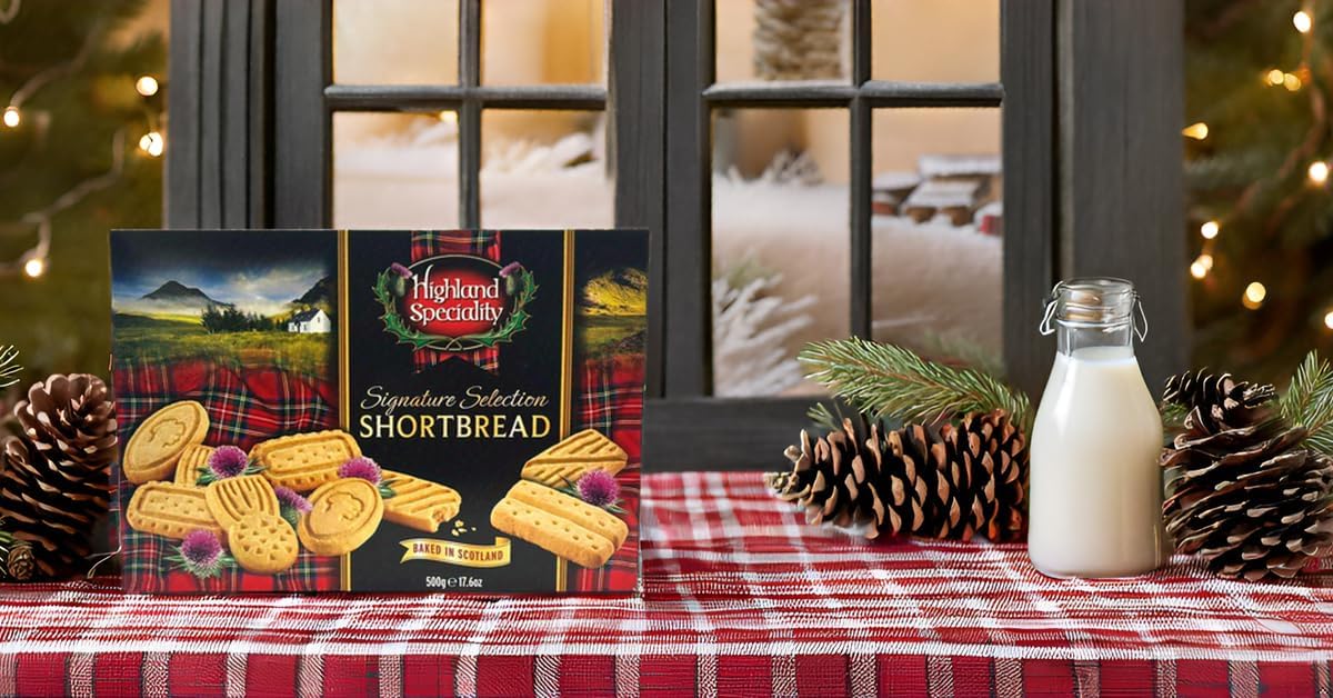 Shortbread Bundle Containing Highland Speciality Signature Shortbread Selection 500g Product of Scotland (2 Packs)