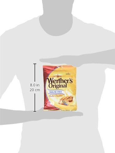 Werther's Original Creamy Toffee Sugar Free Retro Sweets 80g X 3 Packs