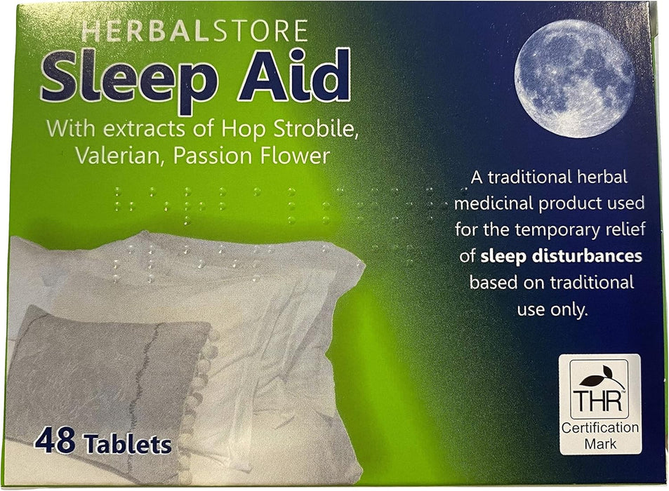 Sleep Aid Tablets Herbal Store 3 x 48 Traditional Insomnia Medicine Remedy